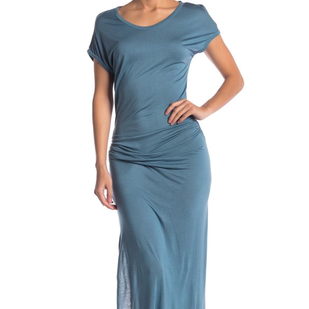 YFB Faith Maxi Dress TRKBLU color